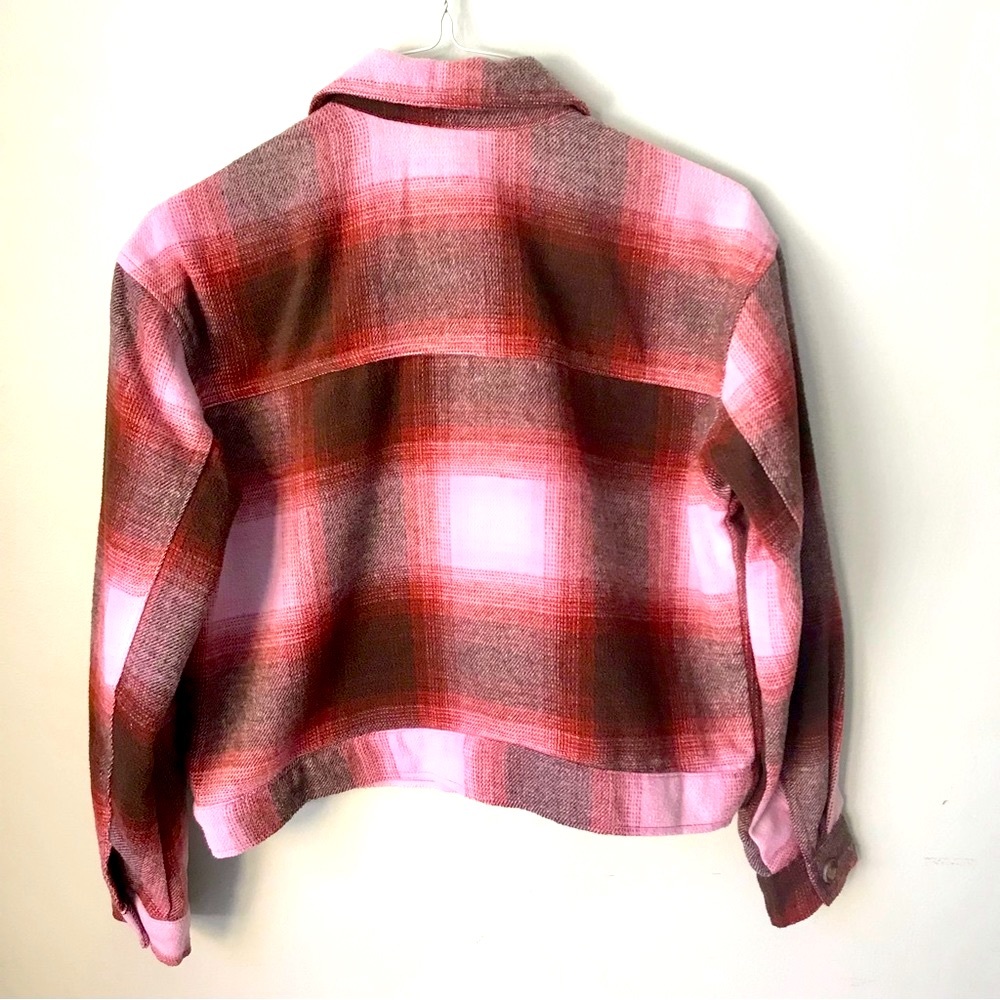 Colored Crop Jacket with Pockets Medium Sonoma